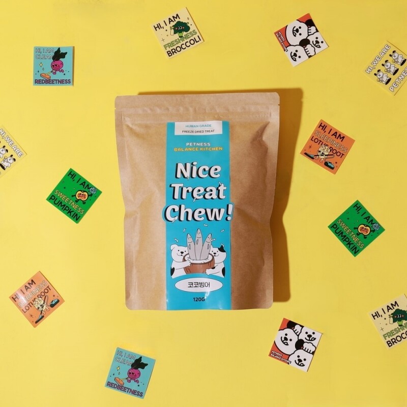 티오.(To.),코코빙어 강아지 간식, 청정 동결건조 고단백 프리미엄 트릿 120g